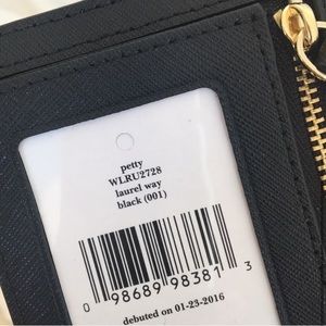 kate spade Bags - NWT KATE SPADE Black Laurel Way Wallet kate spade Bags - NWT KATE SPADE Black Laurel Way Wallet